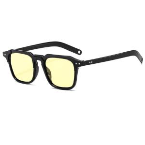 Kacamata Hitam Persegi Gaya terbaru Bingkai Persegi Korea Fashion Wanita Dan Pria Plastik Eyewear