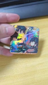2025 Hot Anime Game Genshin Kinich Turnfire Hunt Pins Square Breastpin Badge Cartoon Jewelry Handbag Schoolbag Hat Accessories
