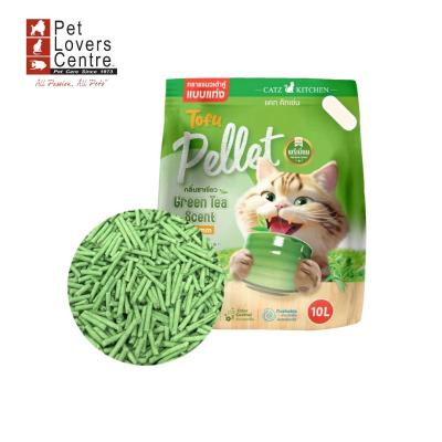 ทรายแมวเต้าหู้ CATZ KITCHEN CAT LITTER จากไฟเบอร์ถั่วลันเตา 9.2-10 ลิตร