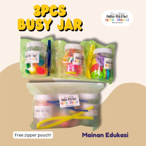 Paket Isi 3 Busy Jar Montessory Baby