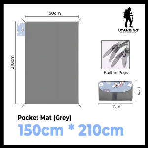 UtanKing™ Foldable Picnic Mat Camping Waterproof Beach Ground Mats Rug Khemah Tikar Pantai Berkelah