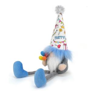 Swedish Gnomes Plush Dolls with Balloon and Long Legs Scandinavian Stuffed Toy Birthday Party Decors Home Table Ornament