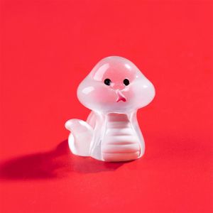 NCNC(OKDEALS01) Cute Luminous Mini Snake Figurine Zodiac Snake Glow in The Dark Lucky  Small Snake Ornament  Car Ornament Blessing Snake Year Mascot New Year Decoration Gifts