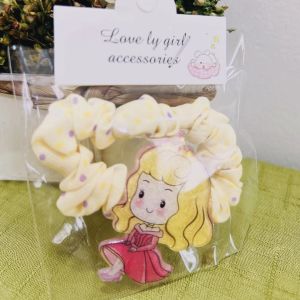 SG Seller|  Cute Princess Hair Accessories Rubber Band  Hair Ties Hair Band Holder For Toddlers Girls Soft Hair Band