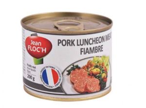 Date 02/28 Thịt hộp Luncheon Meat Jean Floch 200g - Pháp ( Thịt heo)