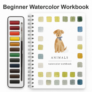 Watercolor Workbook for Beginners: Bird Watercolor Workbook Watercolor Workbook Study Book Watercolor Art Painting Workbook水彩练习册