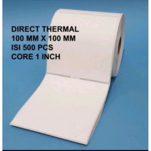 kertas print label thermal barcode ukuran 100 x 100 500 lembar