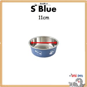 Stainless Steel Anti-slip Pet Bowl Food Water Dog Cat Rabbi Non Slip Food Feeder Dish Mangkuk Kucing