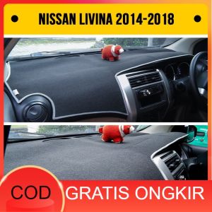 Aksesoris Interior Mobil NISSAN GRAND LIVINA 2007-2018 Untuk karpet Alas Pelindung Dashboard atau Taplak  Dasbor Anti Panas Bahan Bludru Premium Korean polyester Hiasan Dalam Mobil Mewah  - bukan alas bulu Dashboard Kulit Premium motif wajik .