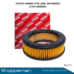 Union Asahi Air Filter for Toyota Owner Type Jeep Mitsubishi & Etc Engines GA-111