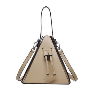 Compact and Chic Triangle Sling Bag PU Handbag Shoulder Crossbody Bags Perfect for Casual Outings