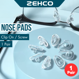 1 Pair Silicone Nose Pad 14mm/12mm for Glasses Comfortable Clip On / Screw Nose Pad Spectacle Cermin Mata 眼镜鼻托眼镜配件