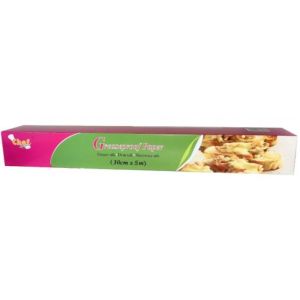 Chef Greaseproof Paper 30cmx5m/Freezer safe/oven safe/microwave safe