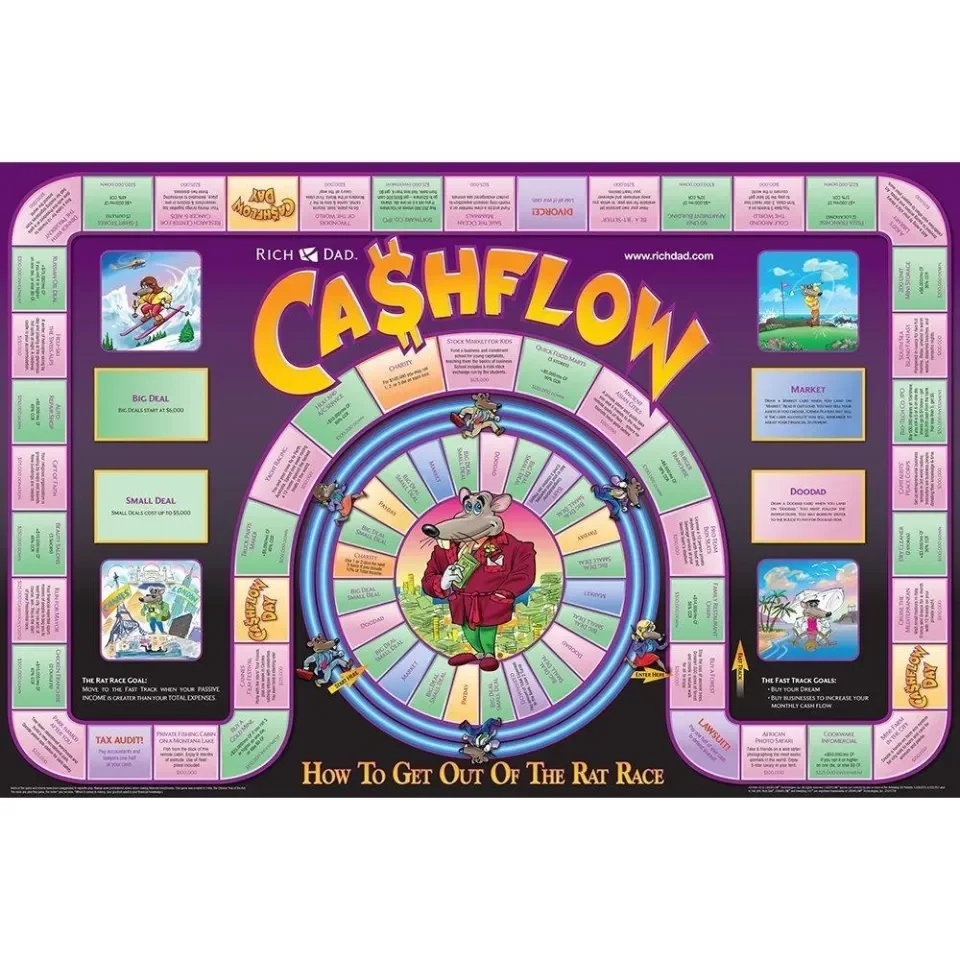 CASHFLOW 101 Rich Dad Poor Dad Robert Kiyosaki Board Game Fullset Brand New  Original | Lazada