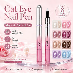 ✨Portable/Gloss✨ Nail Art Pen/Manicure Tool【Easy-To-Carry Design】 Cat Eye Finish/Quick Nail CareProtects Nails/Creates Glossy LookPerfect For Travel/Office Use