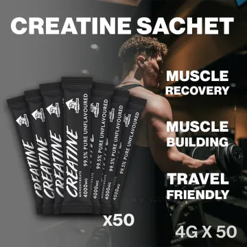 MuscleUp 肌酸一水合物粉 4000毫克 增肌、运动后恢复、支持精瘦肌肉、提升运动表现 | Lazada 新加坡