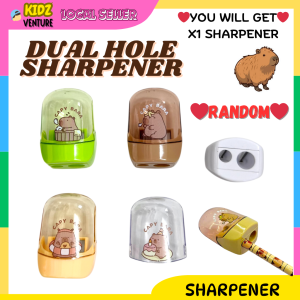 (READY STOCK) Pokémon Dual Hole Pencil Sharpener Cute Cartoon Stationery儿童削笔器双孔宝可梦卡通文具皮卡丘奖励beg pengasah pensel comel