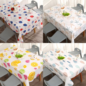 XHOME【Philippines Local+COD】 Waterproof Oilproof Dust-proof PVC plastic Rectangle Table Cover plain Protector Tablecloth 4 set table cover transparent