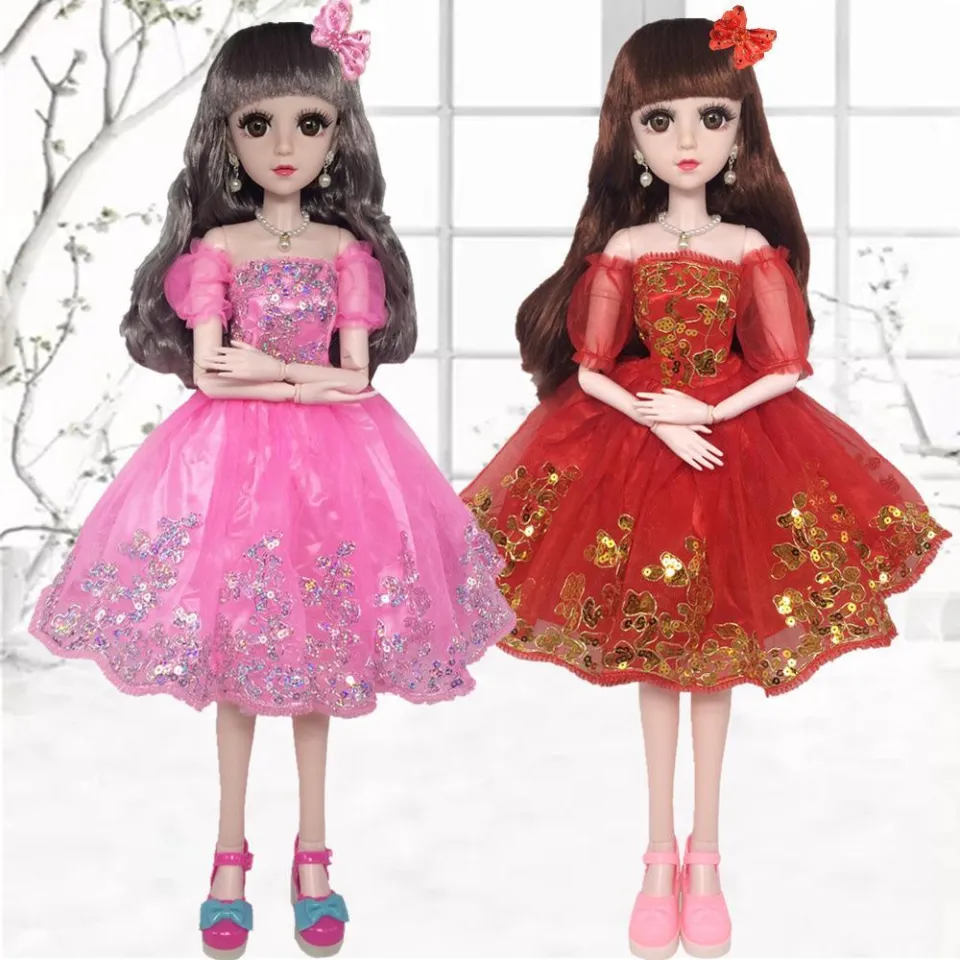 Váy cổ trang công chúa màu hồng cho búp bê 30cm – Hàng nhập khẩu – Đồ chơi  trẻ em