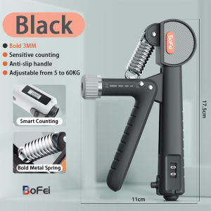 Hand Grip Strengthener R-Shape Adjustable 100KG Automatic Counting For Finger Flexibility