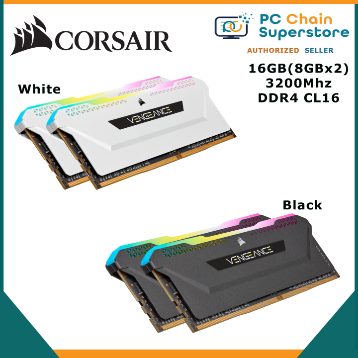 Corsair Vengeance RGB PRO SL 16GB 2x8GB 3200mhz CL16 DDR4 Dimm