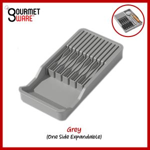[SG Stock] XL Knife Drawer Storage | Kitchen Knife Block | Cutlery Organiser and Knives Storage Tray