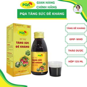 Siro Tăng Sức Đề Kháng PQA Thành Phần Thảo Dược Từ Thiên Nhiên Giúp Cải Thiện Sức Đề Kháng Hộp 125ml