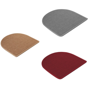 Thickned Chair Cushion Pad Half Round Pad for Indoor Outdoor Chairs Slip Proof Bottom for Office Dining Chair Decoration