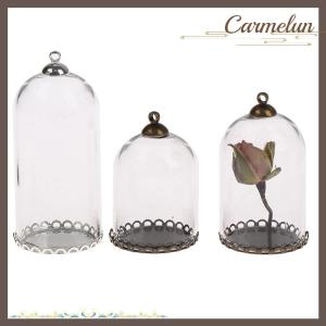 [Carmelun] Dollhouse Display Jar with Base Beads Cap Vials Pendant Bottle