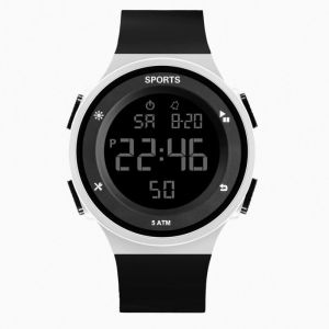 SEA JJT Fashionable Sports Digital Watch with Night Light and Water Resistance