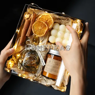 Homepeasl® Aromatherapy Candle Gift Set Candle Souvenirs Festival Fragrance Gift Box