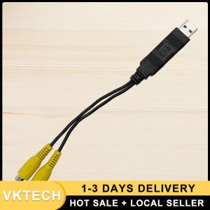USB to AV Cable 2 CVBS Output Video Output Adapter Car Radio Accessories