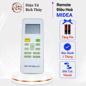 Điều khiển điều hoà Midea Mã 01 remote máy lạnh Midea - tặng kèm pin - T&U Remote