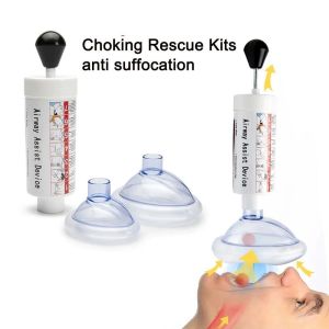 FUJIN Easy To Use Choking Emergency Device Breathing Trainers Anti Suffocation Anti Choking Rescue Device Emergency Device Portable Asphyxia CPR Asphyxia Rescue
