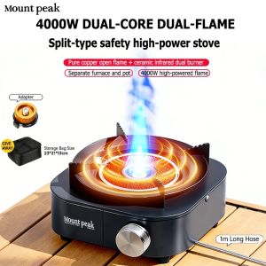 Mount peak Portable Butane Gas Stove 4000W Steamboat Stove Picnic Stove Outdoor Camping Stove Dapur Kelah Mini Gas Stove