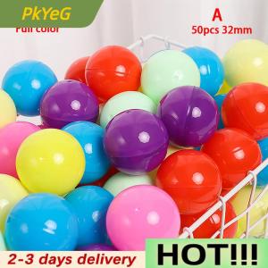 PkYeG 50Pcs Mini 32MM Clear Transparency Plastic Capsule Toy Ball Tiny Container Making Things Model Gashapon toy