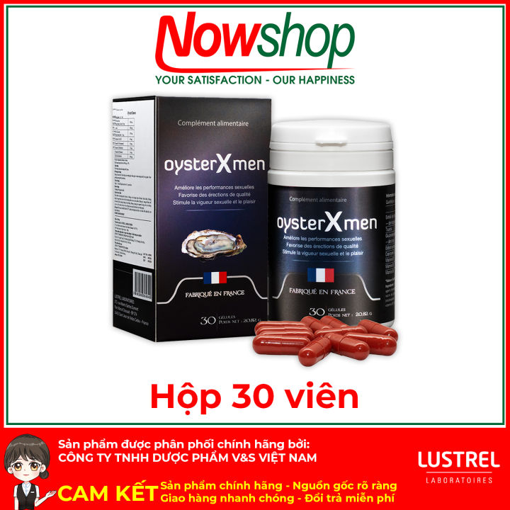 Viên uống Hàu Biển Oyster Xmen tăng cường sinh lý kéo dài thời gian cải thiện chất lượng tinh binh hiệu quả Hộp 30 viên