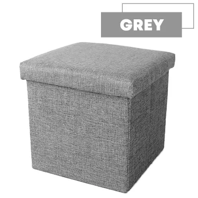 2 in 1 Storage Sofa Stool Multipurpose High Density Sponge Fabric Cloth Toys Box Kotak Simpanan Kerusi 储物凳