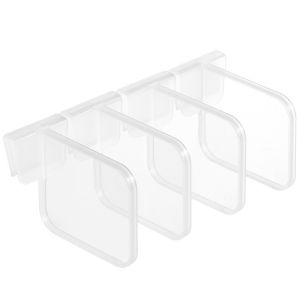Refrigerator Storage Divider Retractable Plastic Divider Refrigerator Sorting Storage Divider Adjustable Clipboard Refrigerator Storage and Organization Shelf