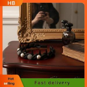HB 1Pcs Wave Hair Volume Enhancing Hair Accessory New Style Velvet Wide-Brimmed Sparkling Galaxy Headband For Women