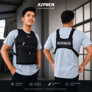 Rompi Motor Anti Angin Anti Air Pria Body Protector Vest Kantong Besar