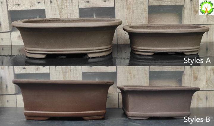 Fine Quality Rectangle Manger Purple Sand Clay Bonsai ZIsha