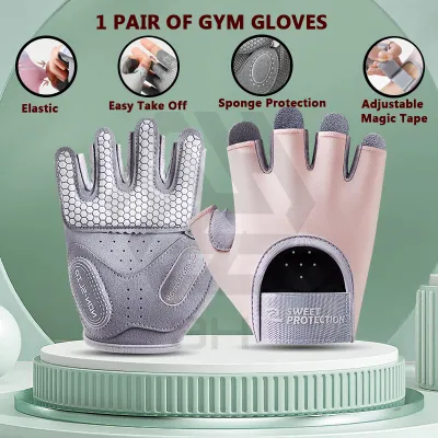 3H 1 Pair Gym Gloves Sports Cycling Workout Weightlifting Fitness Bodybuilding Glove