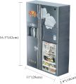 Ancestor Money - Chinese Joss Paper Fridge Papercraft, Sacrificial Supplies for Ancestor Deceased Family During Hungry Ghost Festival All Souls Day. 