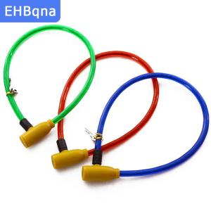 [COD] EHBqna SPORTS เหล็กลวดโลหะล็อคความปลอดภัยจักรยาน Universal Anti-Theft จักรยานล็อครถจักรยานยนต์สายล็อคความปลอดภัย65ซม