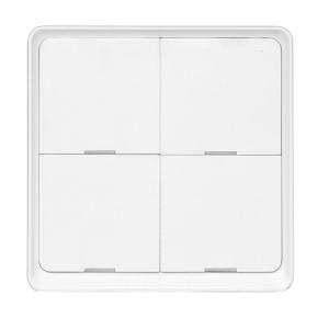 Small Scene Control Switches 4 Button Remote Home Automation Scene Controllers Simple to Use for Intelligent Home