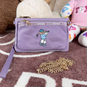 Túi Đeo Chéo Đẹp TTWM BEAR TT2520 Chất Liệu Canvas & Acrylic Họa Tiết In Hình Cười - Màu Sắc Đa Dạng