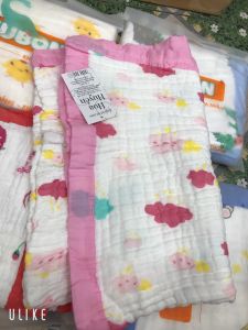 Khăn tắm cho bé sơ sinh Chất vải Xô Muslin siêu thấm hút nước mềm mại kháng khuẩn an toàn dùng cho bé