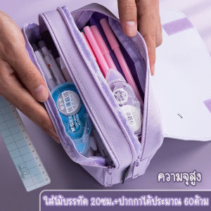 VIVOLILV 🔥🔥50%OFF🔥🔥กระเป๋าดินสอ V5 ลายการ์ตูนน่ารักๆ 3D หนัง PU มี 3 ช่อง บรรจุของได้เยอะ พร้อมหูหิ้ว พร้อมส่งจากไทย🎁ของขวัญนักเรียน