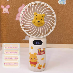 Portable Handheld Fan (20 Hours)  4800 mAh Battery Mini Small Foldable Fan Rechargeable USB Hand Held Fan Screen Shows